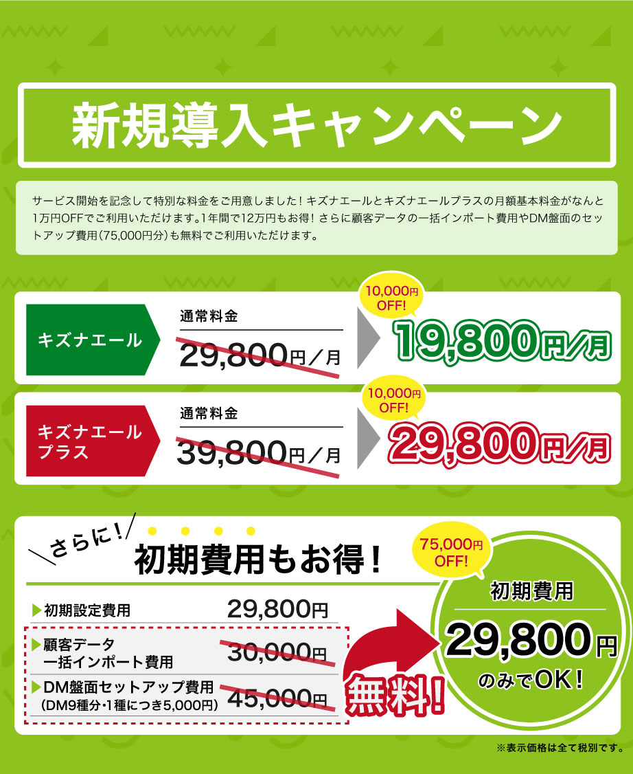 新規入会キャンペーン1万円OFF！さらに初期費用もお得！